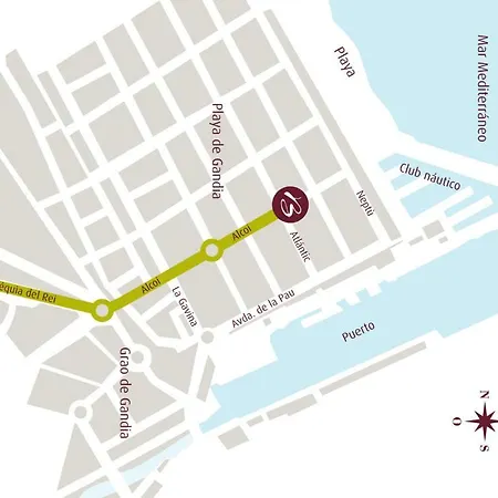 Turisticos Biarritz - Bloque I Lägenhet Gandía